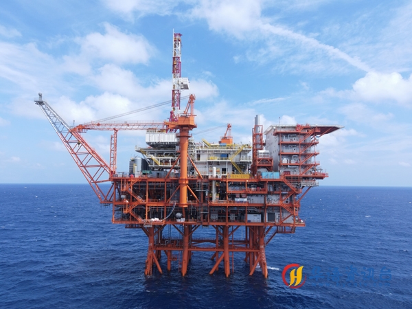 “太行7”燃气轮机陆丰8-1平台正式投用。受访者供图