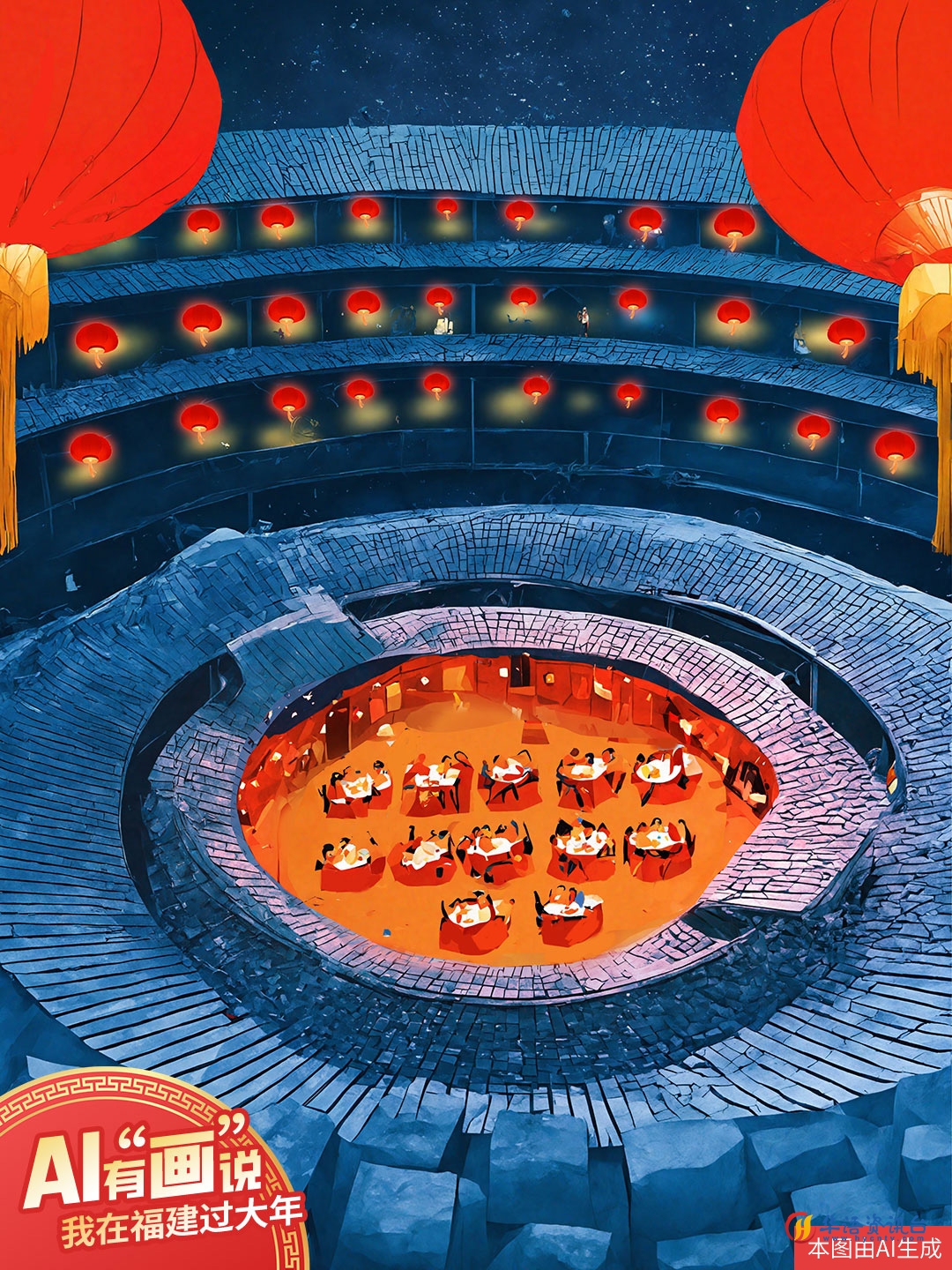 比如，在龙岩逛逛土楼