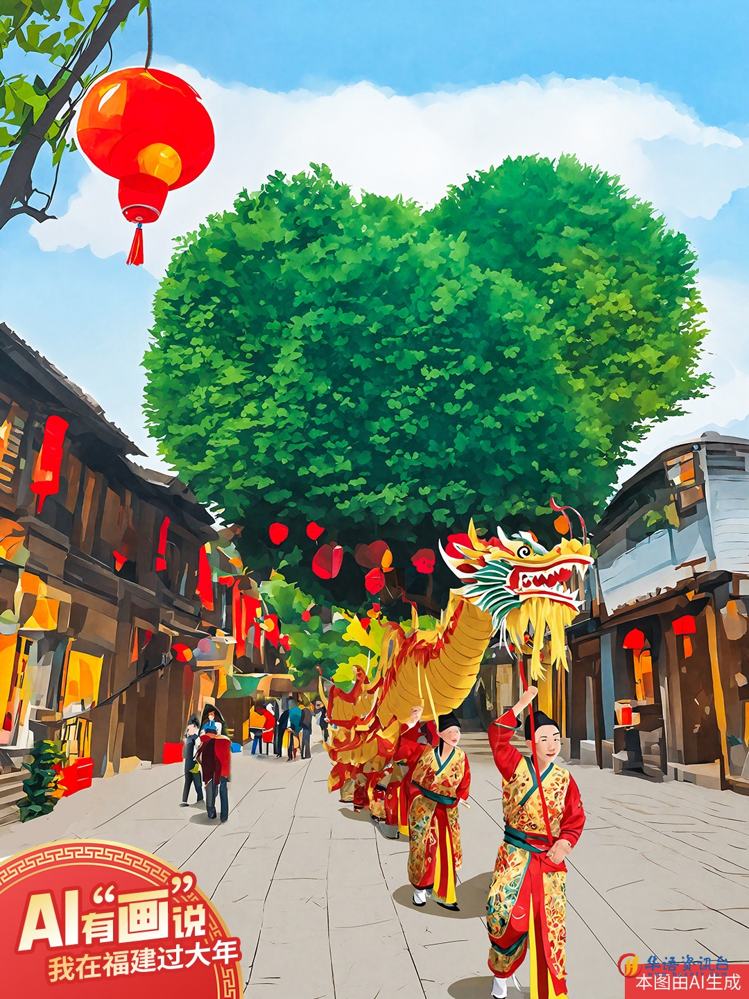 比如，在福州看看爱心树