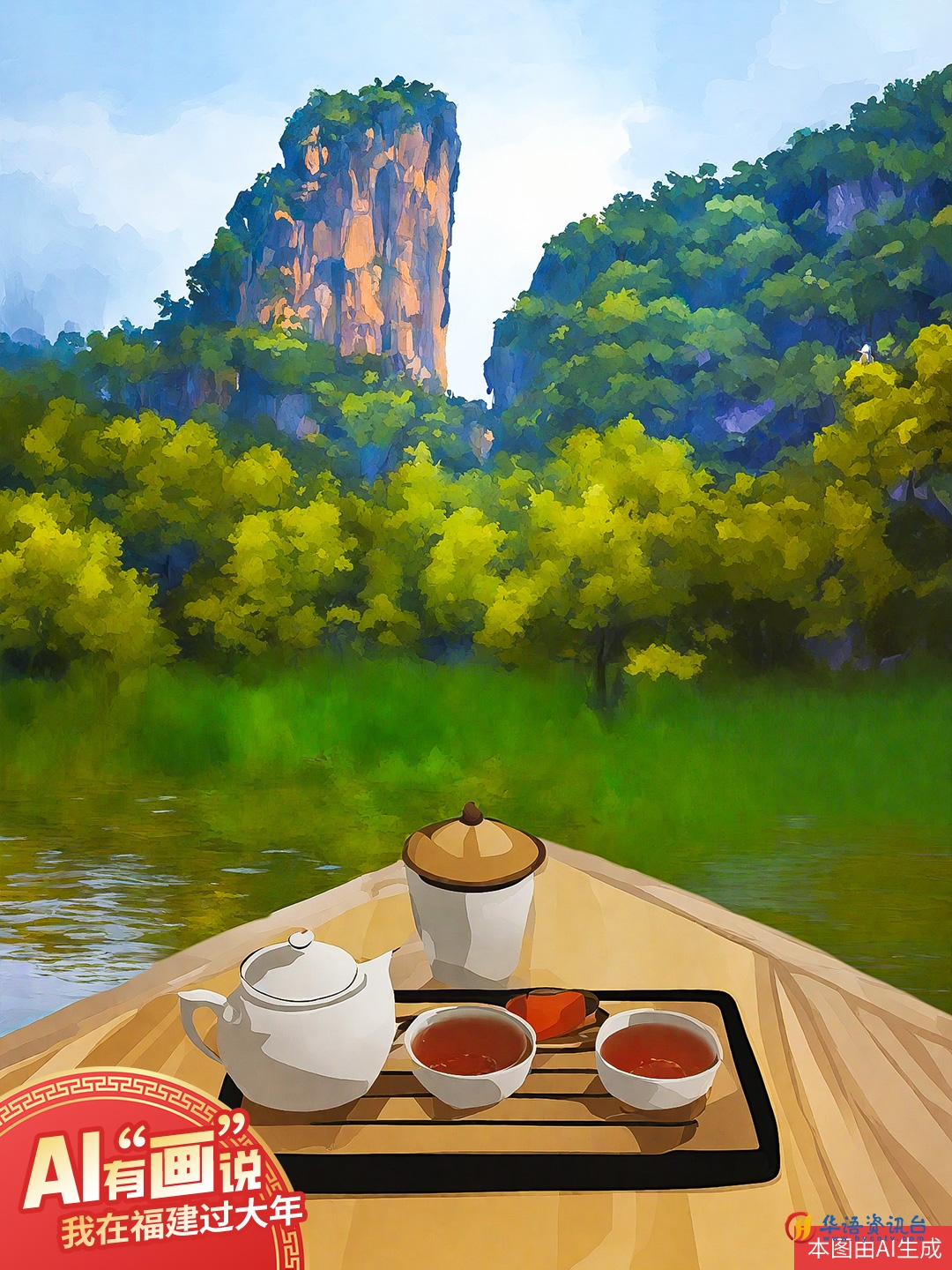 比如，在南平喝喝茶