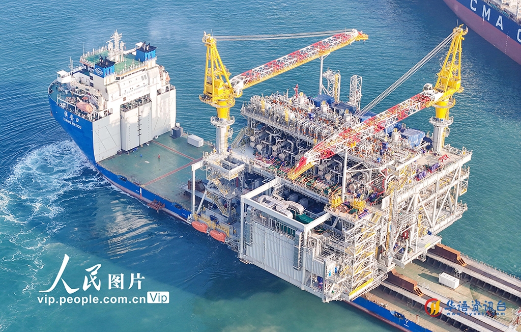 2万吨!青岛造马赞油气田项目关键模块起运