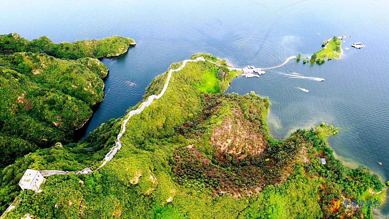 宽城满族自治县境内潘家口水库“水下长城”。陈相旭摄