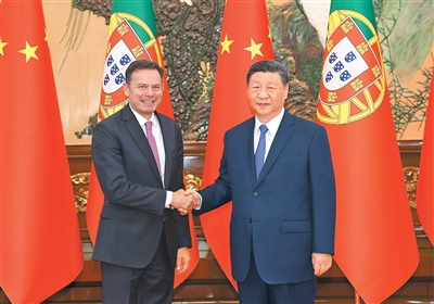 习近平会见葡萄牙总理蒙特内格罗 